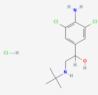 Clenbuterol HCL API chemical formula